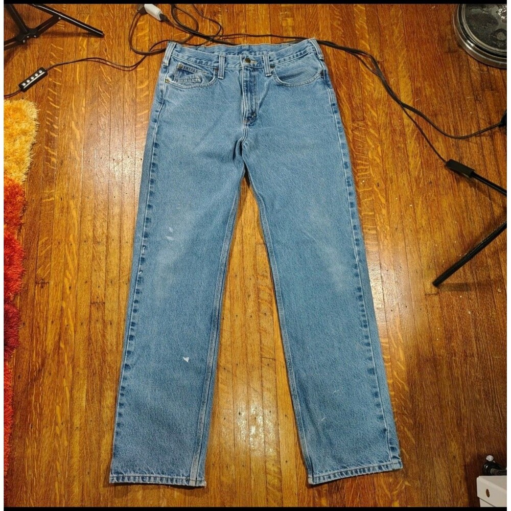 Carhartt Straight Farmer Traditional Workwear Fit Men's Jeans Size 34x34/T560